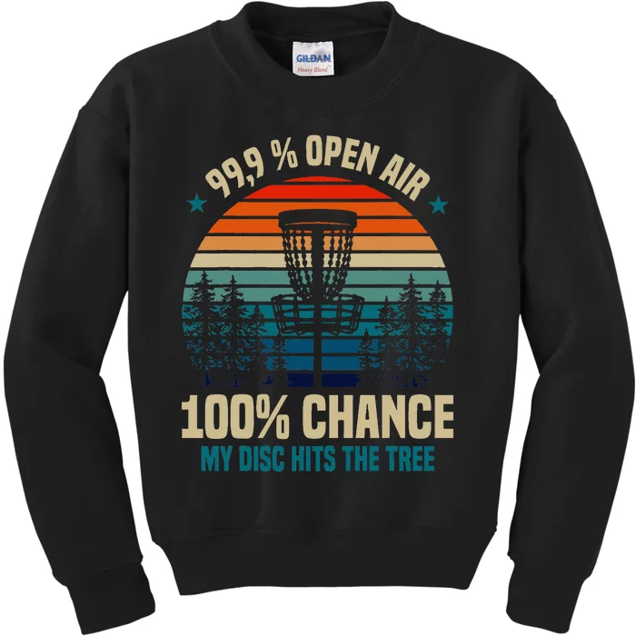 Frisbee Golf Disc Golf Kids Sweatshirt