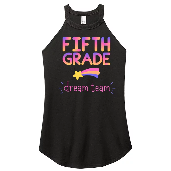 Fifth Grade Dream Team Star Women’s Perfect Tri Rocker Tank