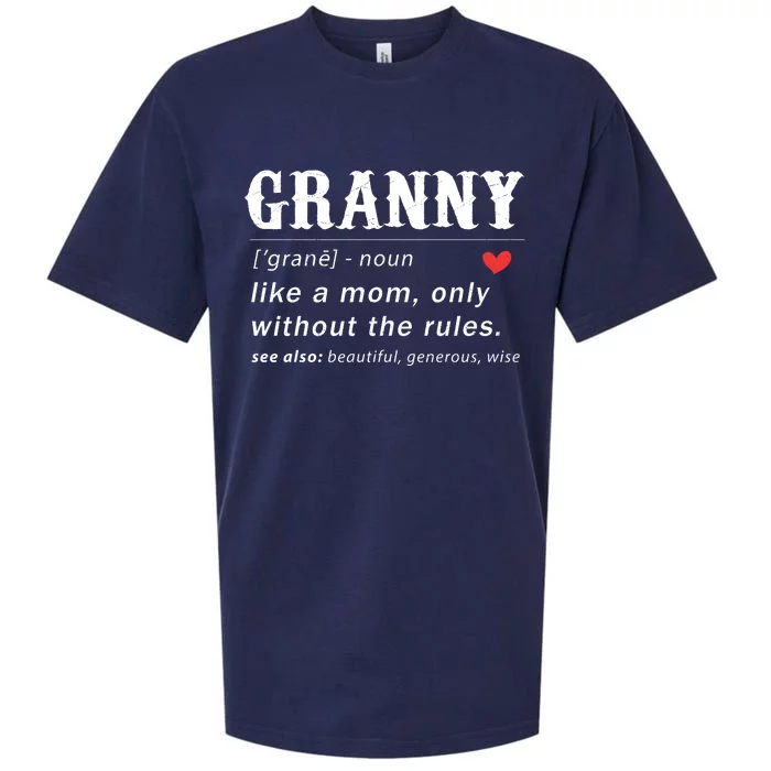 Funny Granny Defination Sueded Cloud Jersey T-Shirt