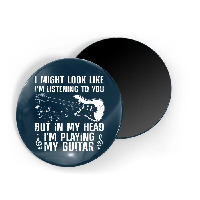 Funny Guitar Design For Men Women Guitarist Guitar Player Magnet