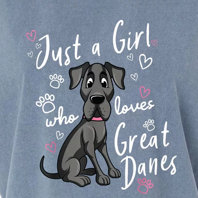 Funny Great Dane Dog Owner Pet Lover Puppy Women Kids Gift Garment-Dyed Women's Muscle Tee