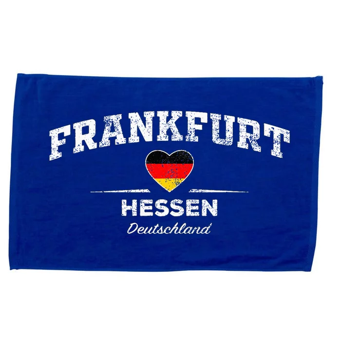 Frankfurt Germany Deutschland Microfiber Hand Towel