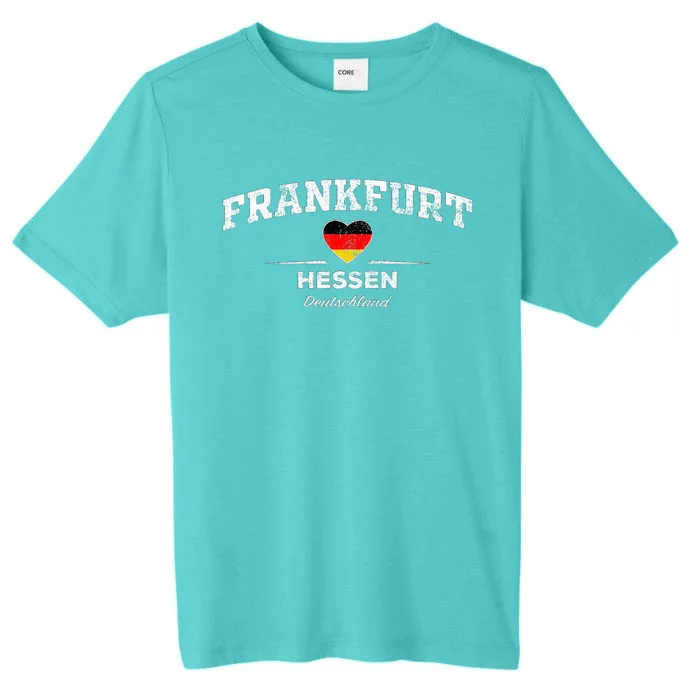 Frankfurt Germany Deutschland ChromaSoft Performance T-Shirt