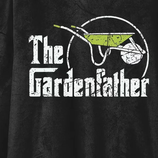 Funny Gardener Dad Garden Father Hooded Wearable Blanket