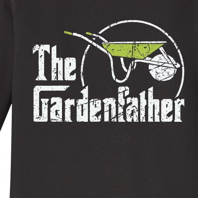 Funny Gardener Dad Garden Father Baby Long Sleeve Bodysuit