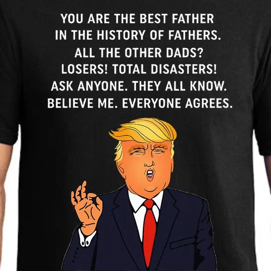 Funny Great Dad Donald Trump FatherS Day Pajama Set