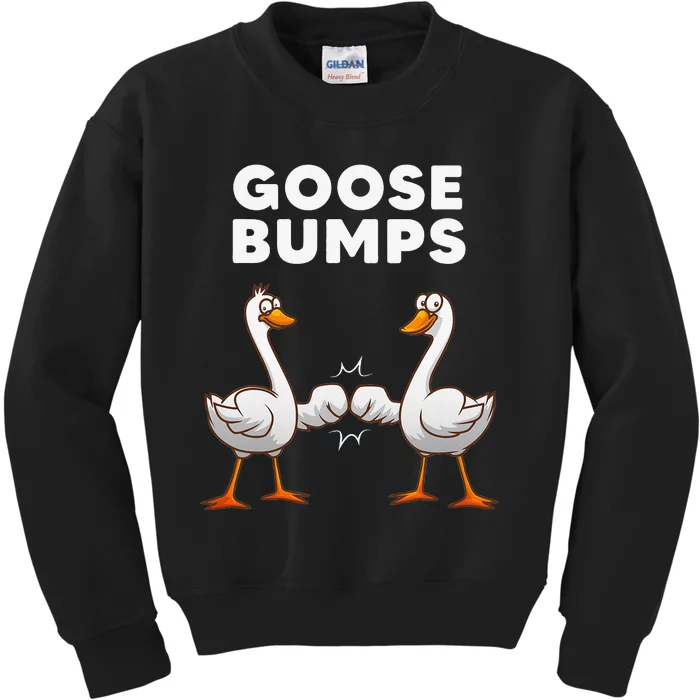 Funny Goose Design For  Geese Duck Animal Lovers Kids Sweatshirt