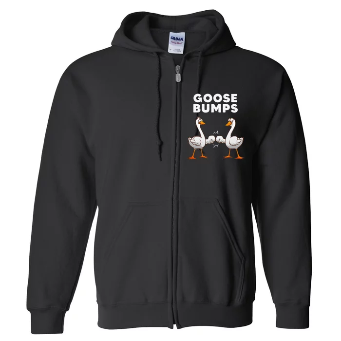 Funny Goose Design For  Geese Duck Animal Lovers Full Zip Hoodie