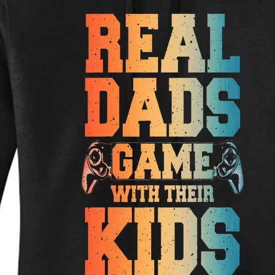 Funny Gamer Dad Art For Gaming Dad Daddy Game Lover Women's Pullover Hoodie