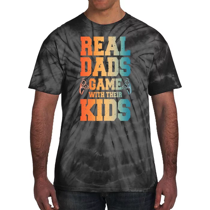 Funny Gamer Dad Art For Gaming Dad Daddy Game Lover Tie-Dye T-Shirt