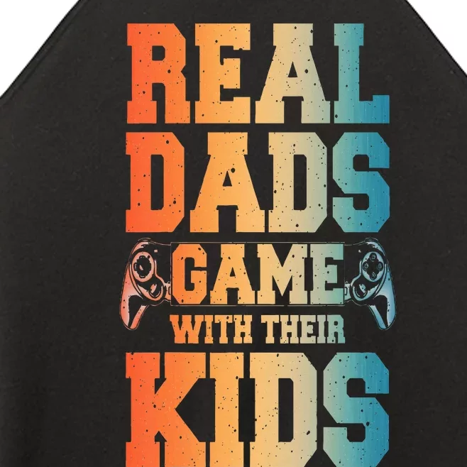 Funny Gamer Dad Art For Gaming Dad Daddy Game Lover Women’s Perfect Tri Rocker Tank