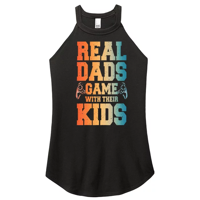 Funny Gamer Dad Art For Gaming Dad Daddy Game Lover Women’s Perfect Tri Rocker Tank