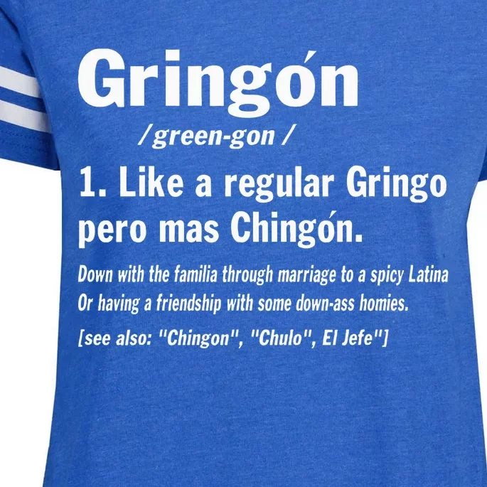 Funny GringóN Definition Enza Ladies Jersey Football T-Shirt