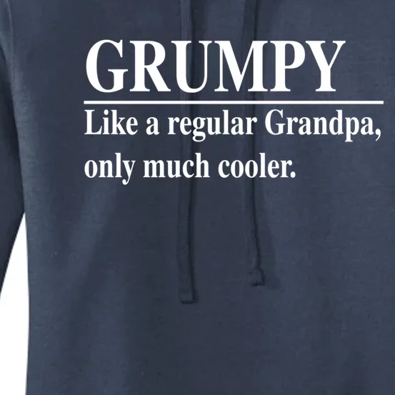 Funny Grumpy Definitions FatherS Day Grumpy Gift Women's Pullover Hoodie