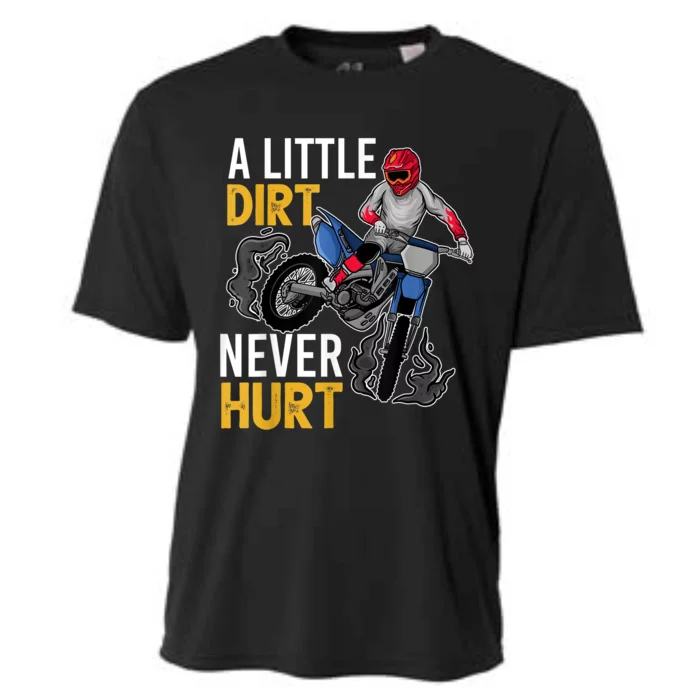 Funny Gift Dirt Bike Design For Kids Boys Girls Motorbike Racing Gift Cooling Performance Crew T-Shirt