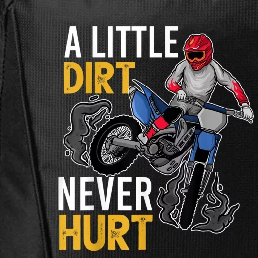 Funny Gift Dirt Bike Design For Kids Boys Girls Motorbike Racing Gift City Backpack