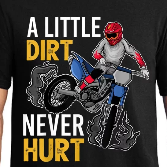 Funny Gift Dirt Bike Design For Kids Boys Girls Motorbike Racing Gift Pajama Set