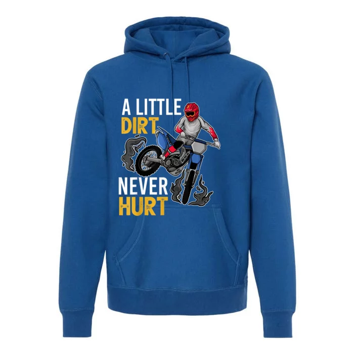 Funny Gift Dirt Bike Design For Kids Boys Girls Motorbike Racing Gift Premium Hoodie