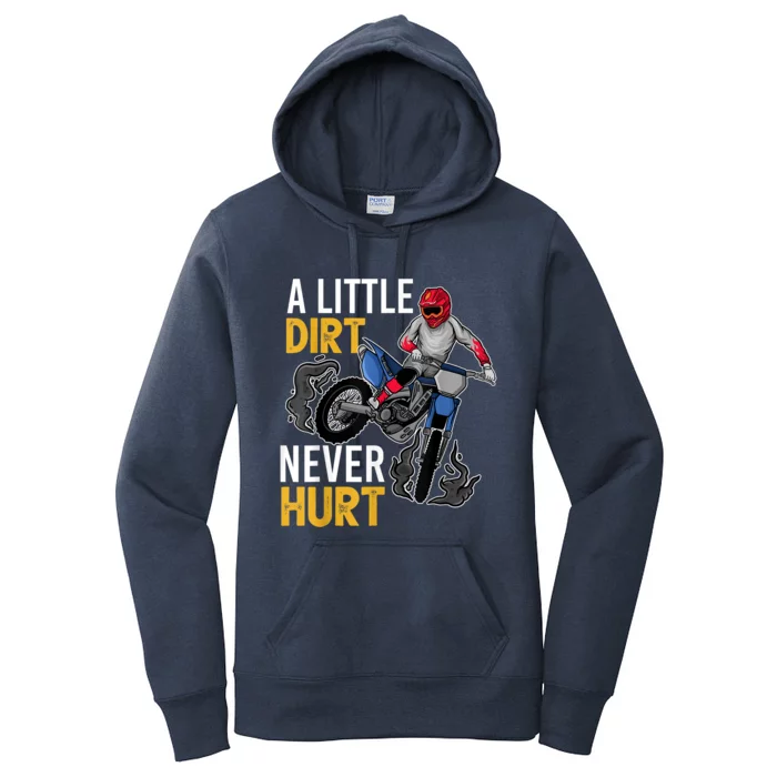 Funny Gift Dirt Bike Design For Kids Boys Girls Motorbike Racing Gift Women's Pullover Hoodie