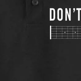 Funny Guitarist Dont Fret Dry Zone Grid Performance Polo