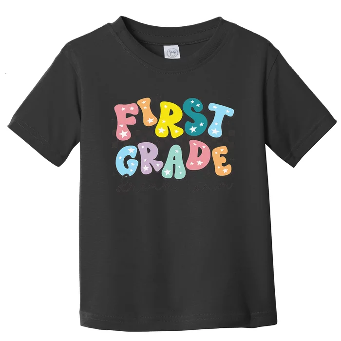 First Grade Dream Team Back To School Teachers Students Gift Toddler T-Shirt