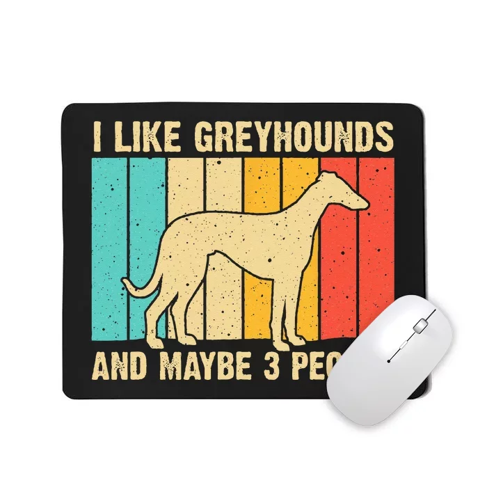 Funny Greyhound Design  Italian Greyhound Dog Lover Mousepad