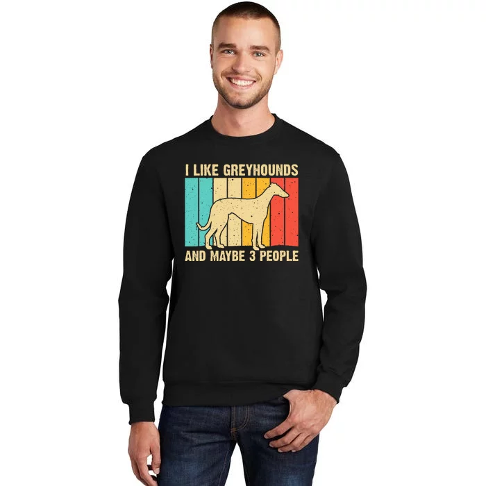 Funny Greyhound Design  Italian Greyhound Dog Lover Tall Sweatshirt