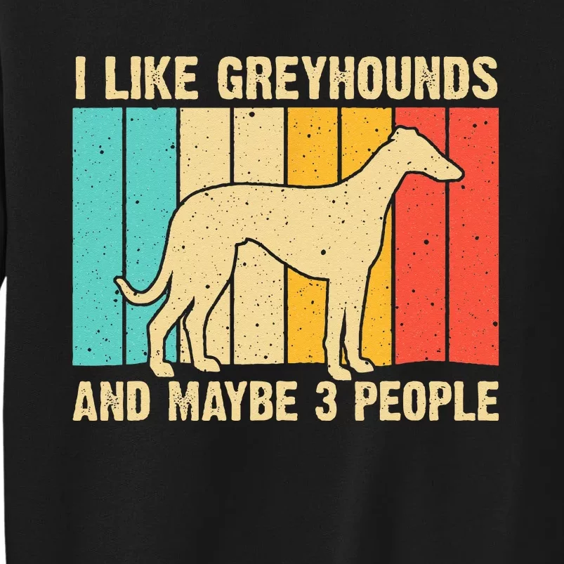 Funny Greyhound Design  Italian Greyhound Dog Lover Tall Sweatshirt