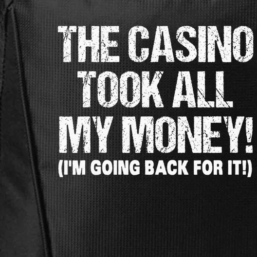 Funny Gambling Design Poker Lovers Gamblers City Backpack