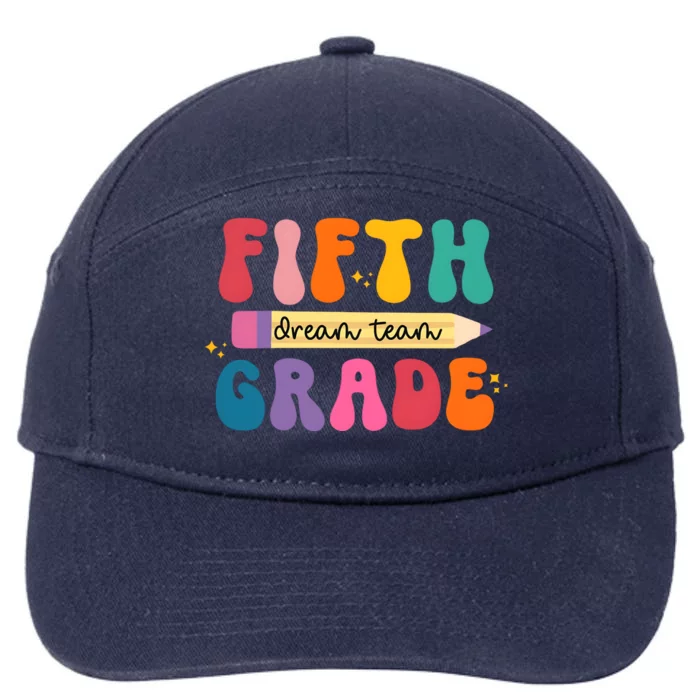 Fifth Grade Dreamteam 5th Grade Back To School 7-Panel Snapback Hat