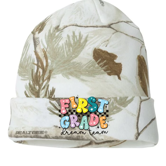 First Grade Dream Team Back To School Teachers Students Kati - 12in Camo Beanie