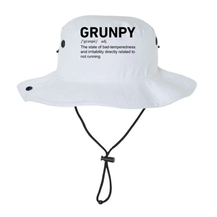 Funny Grunpy Definition Running Runner Gag Marathon Legacy Cool Fit Booney Bucket Hat