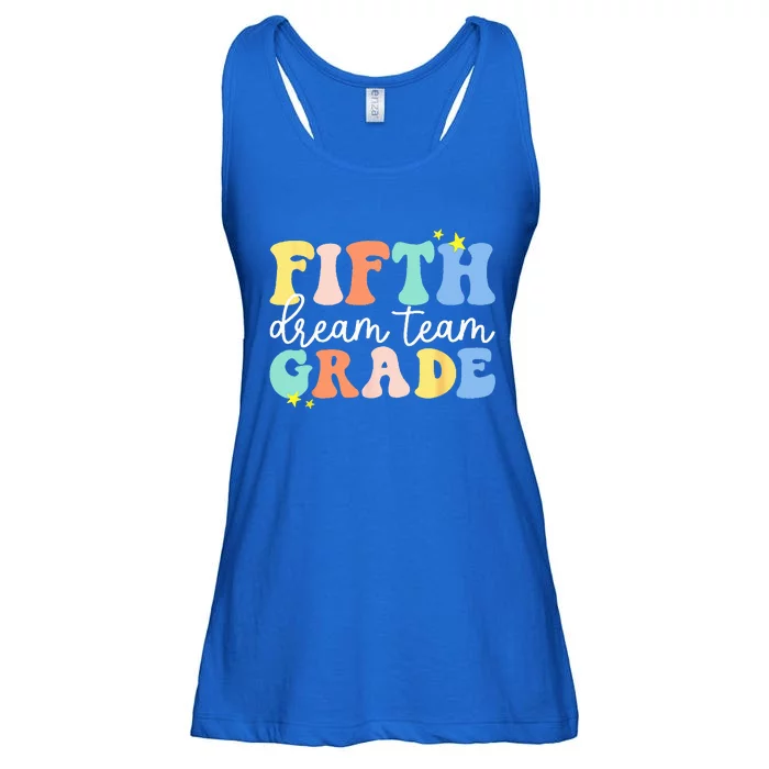 Fifth Grade Dream Team Teacher Students Back To School Ladies Essential Flowy Tank