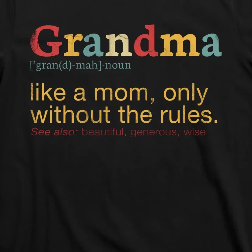 Funny Grandma Defination T-Shirt