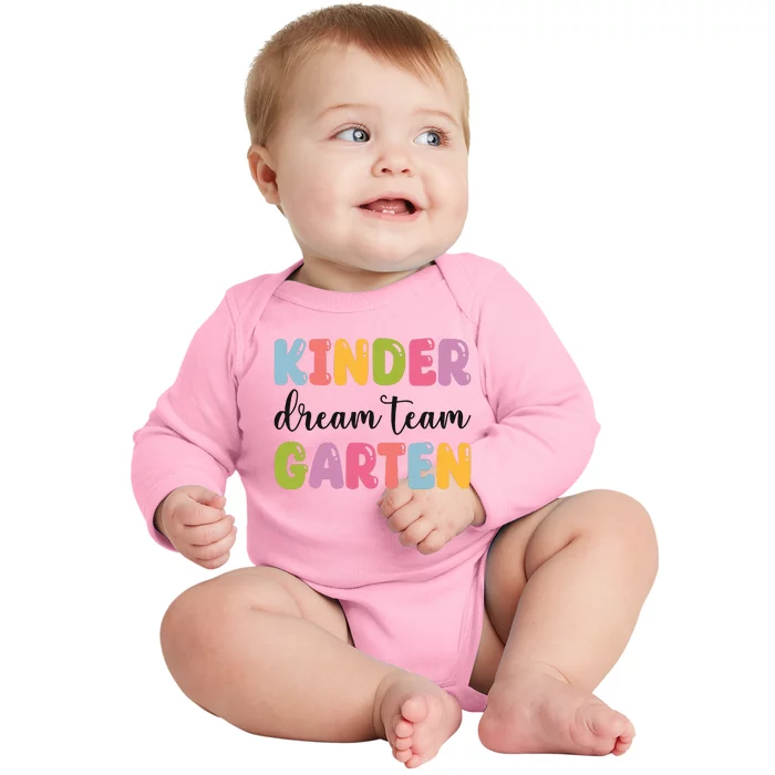 First Grade Dream Team Teacher 1st Grad Baby Long Sleeve Bodysuit