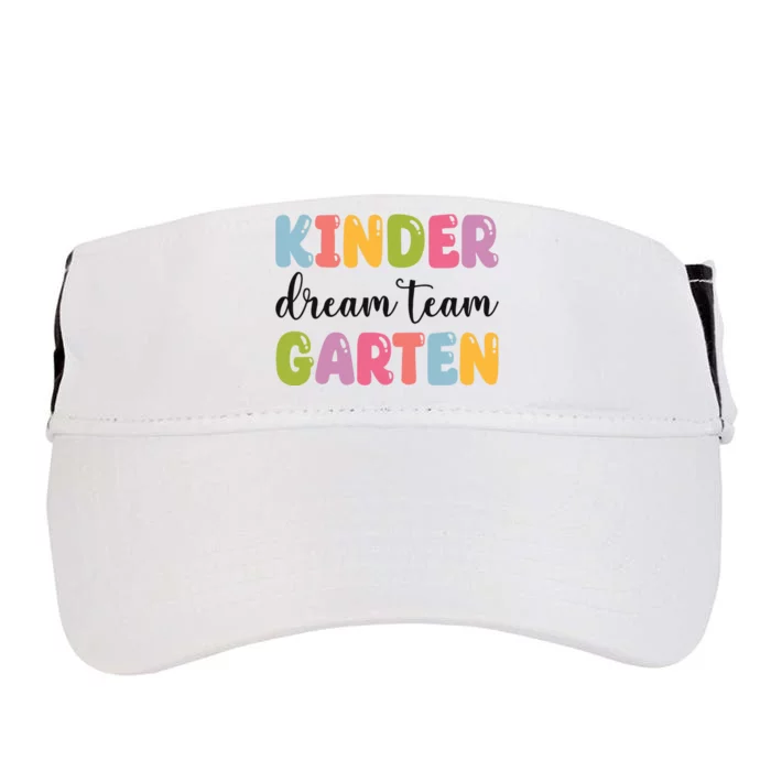 First Grade Dream Team Teacher 1st Grad Adult Drive Performance Visor