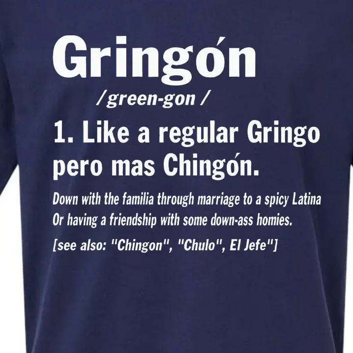 Funny GringóN Definition Sueded Cloud Jersey T-Shirt