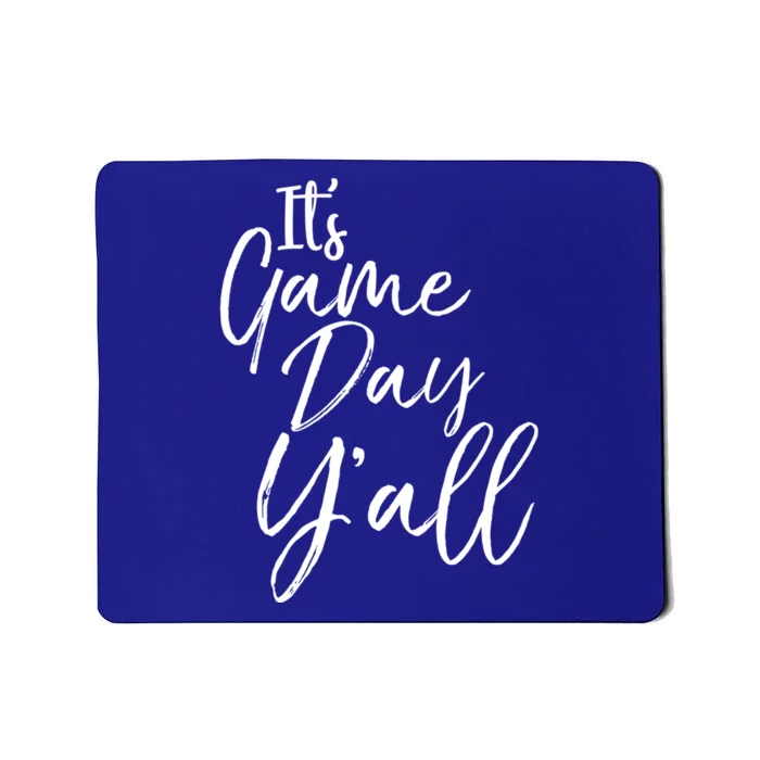 Fun Game Day Accessories Cute It's Game Day Y'all Gift Mousepad