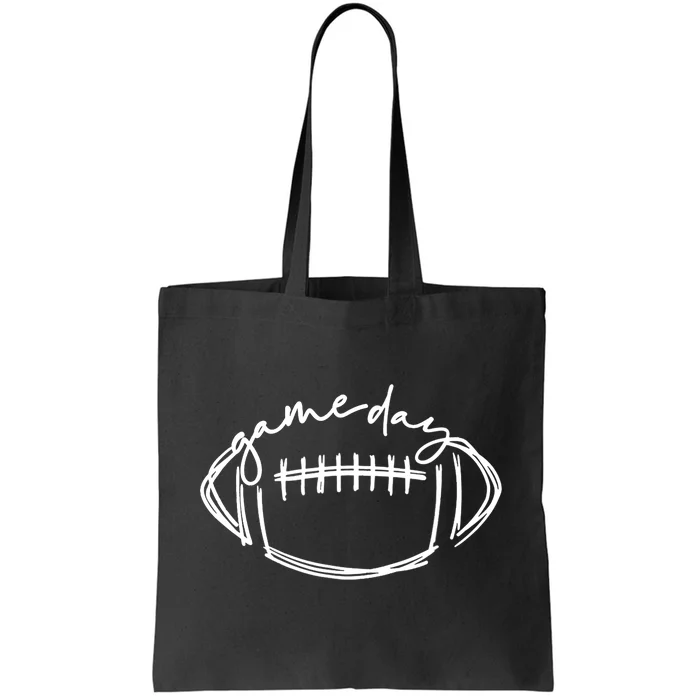 Funny Game Day Football Season Team Sports Vintage Tote Bag