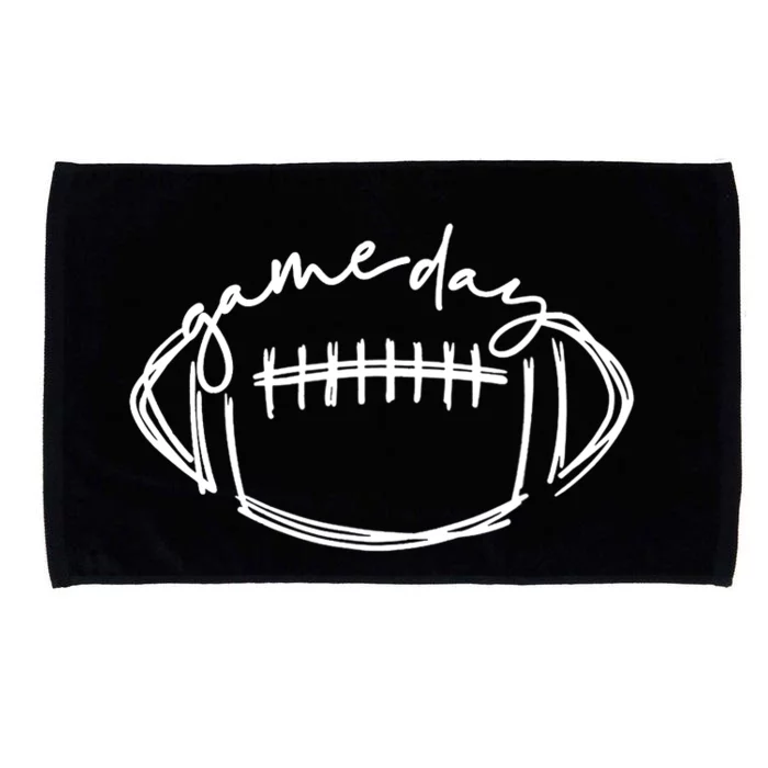 Funny Game Day Football Season Team Sports Vintage Microfiber Hand Towel