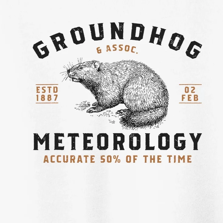 Funny Groundhog Day Shirts Groundhog Meteorology Toddler T-Shirt