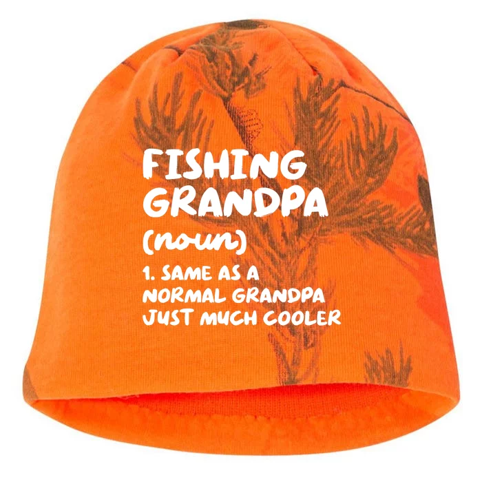 Fishing Grandpa Definition Funny Sports Kati - Camo Knit Beanie