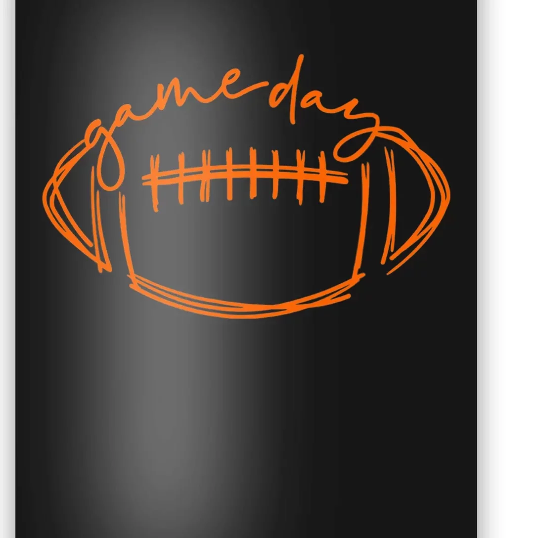 Funny Game Day Football Season Lover Sports Gift Poster