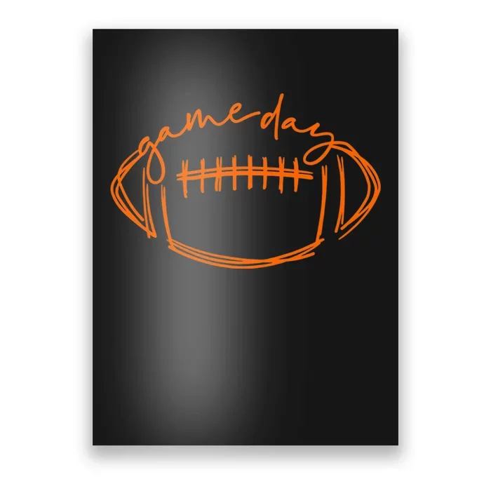 Funny Game Day Football Season Lover Sports Gift Poster