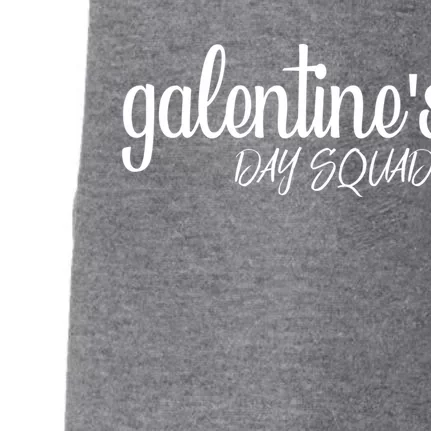 Funny Galentines Day Squad Valentine's Day Singles Awareness Cool Gift Doggie 3-End Fleece Hoodie