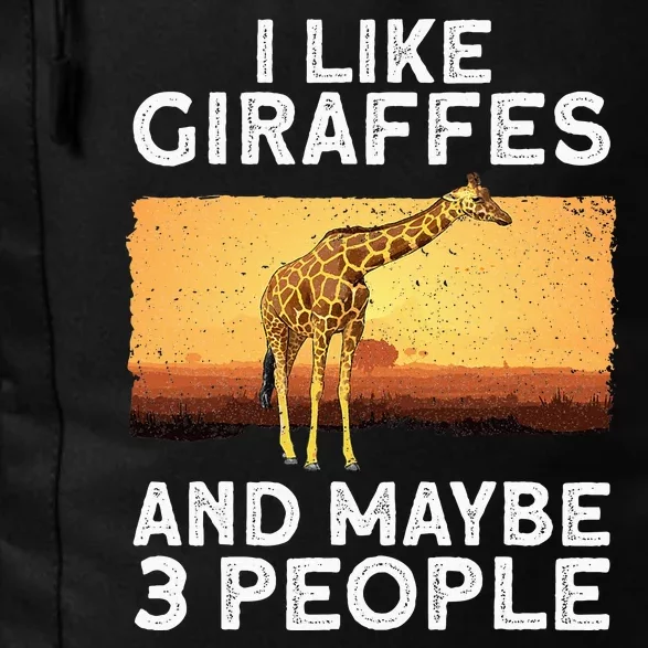 Funny Giraffe Design For Women Giraffe Zoo Animal Lovers Daily Commute Backpack