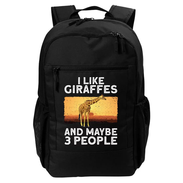 Funny Giraffe Design For Women Giraffe Zoo Animal Lovers Daily Commute Backpack