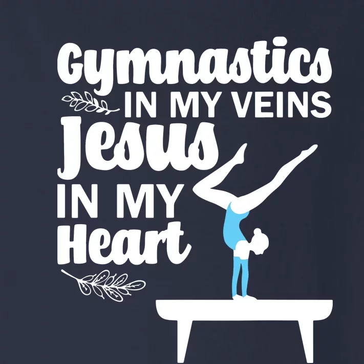 Funny Gymnastics Design For Men Women Gymnast Jesus Lovers Toddler Long Sleeve Shirt