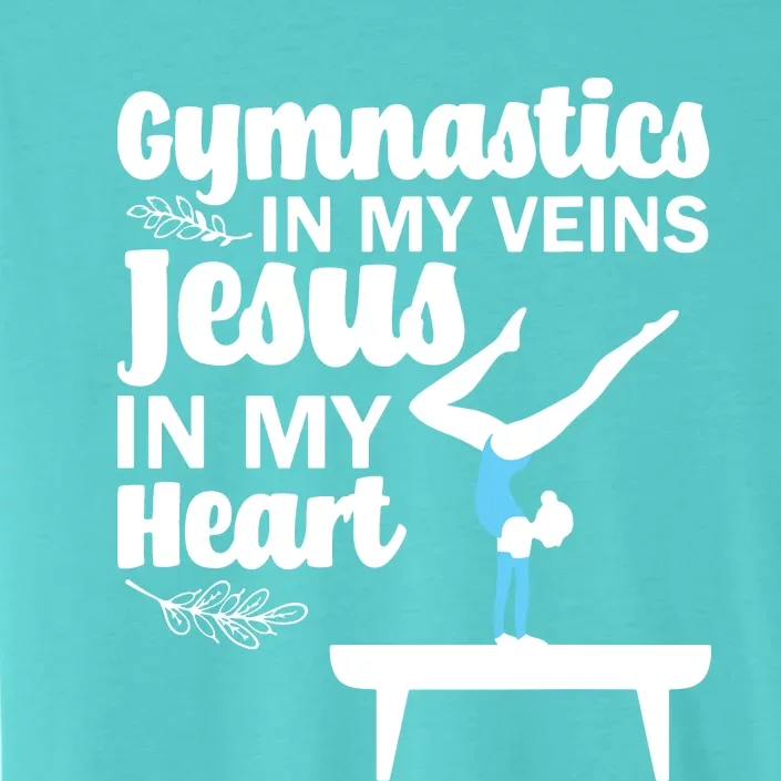 Funny Gymnastics Design For Men Women Gymnast Jesus Lovers ChromaSoft Performance T-Shirt