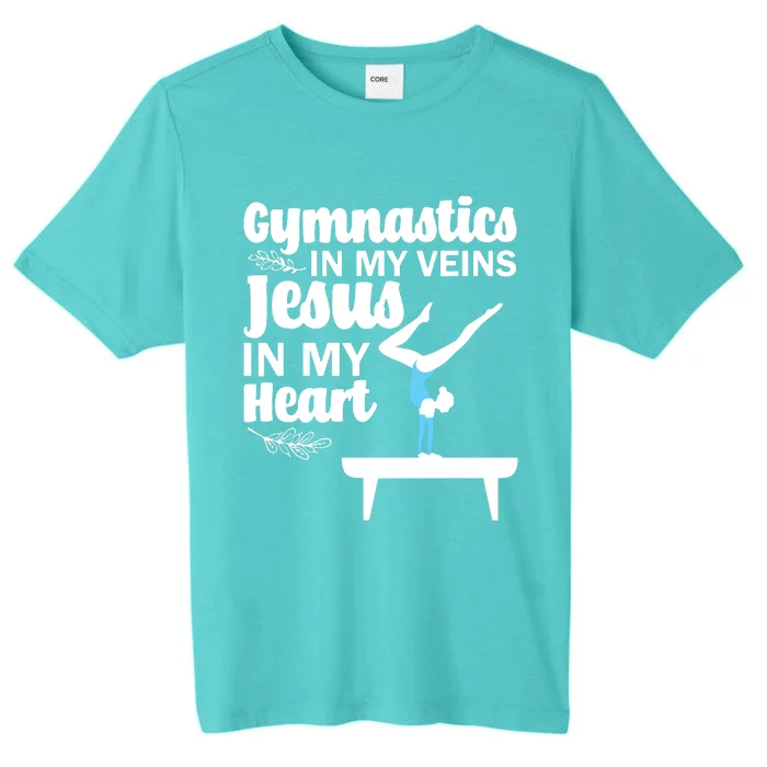 Funny Gymnastics Design For Men Women Gymnast Jesus Lovers ChromaSoft Performance T-Shirt